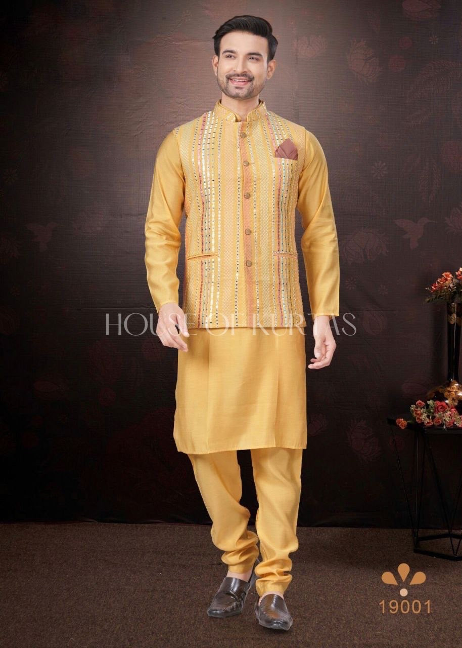 Nehru Jacket Kurta with Pants
