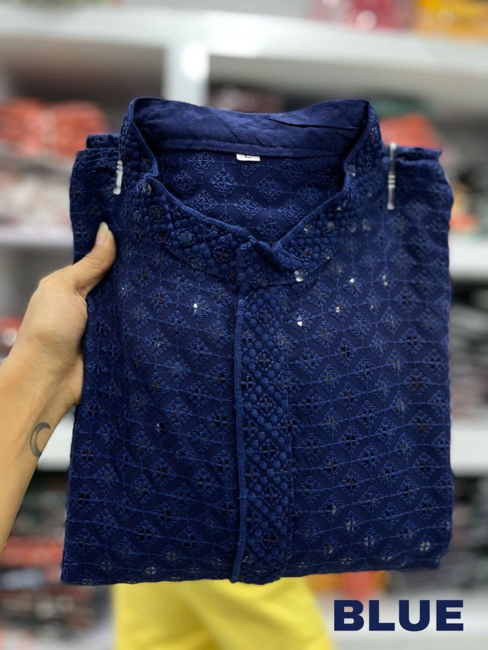 Siddarth Chikankari Kurta with Pyjamas