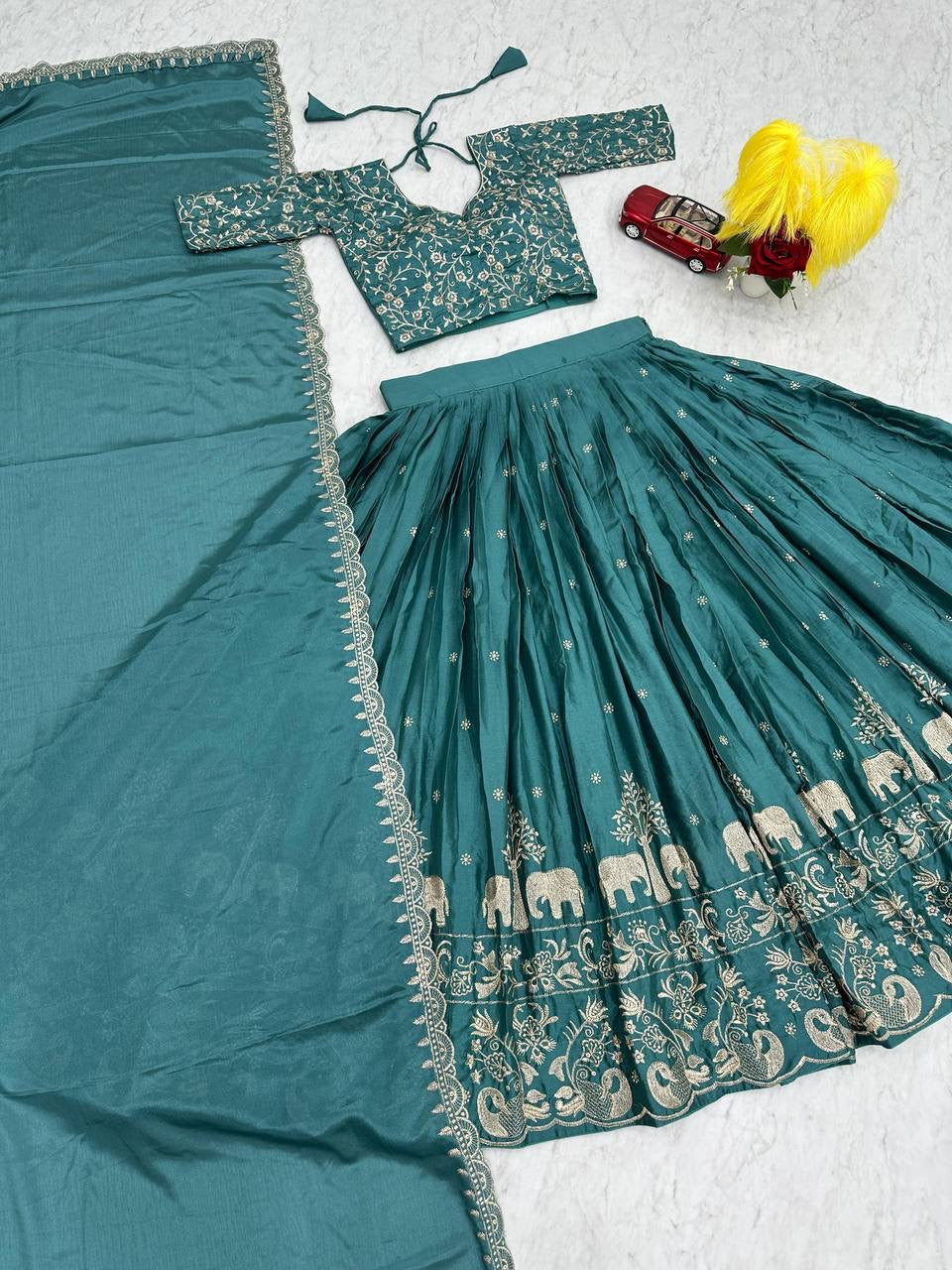 Ileana Georgette Lehenga Choli