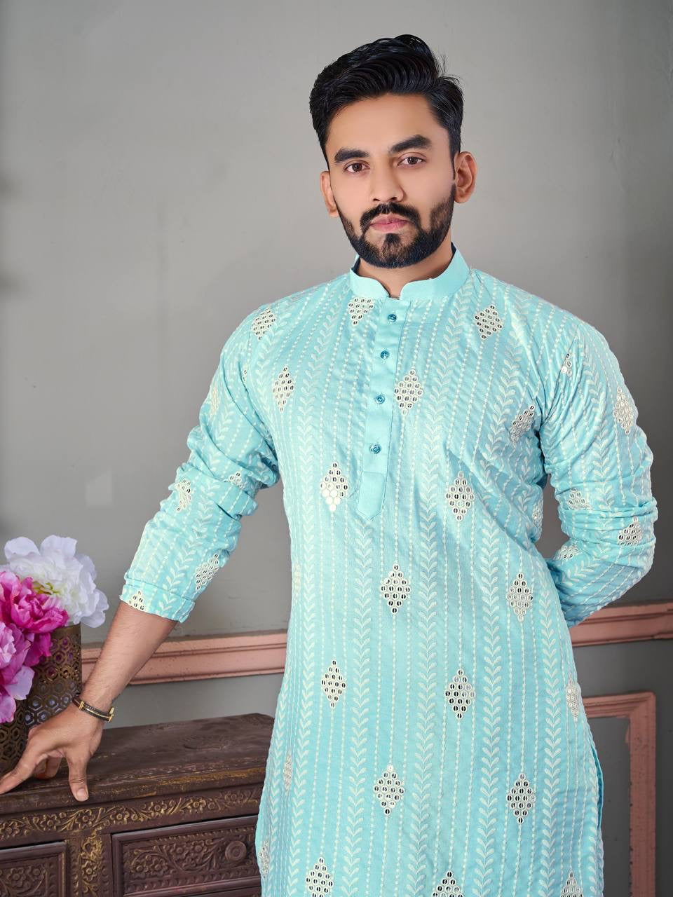 Regal Kurta with Pants Set
