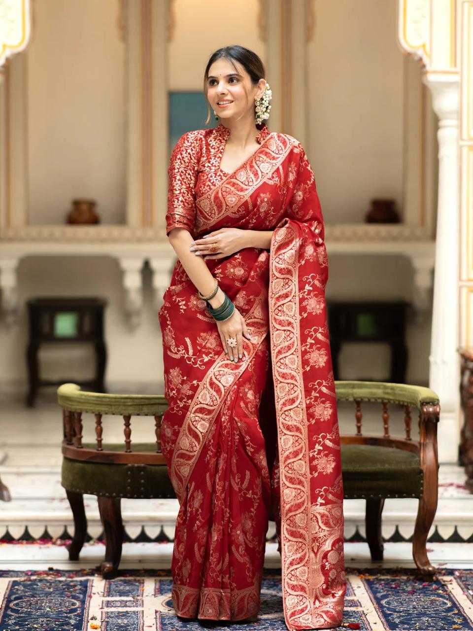 Soft Silk Weaved Designer Saree