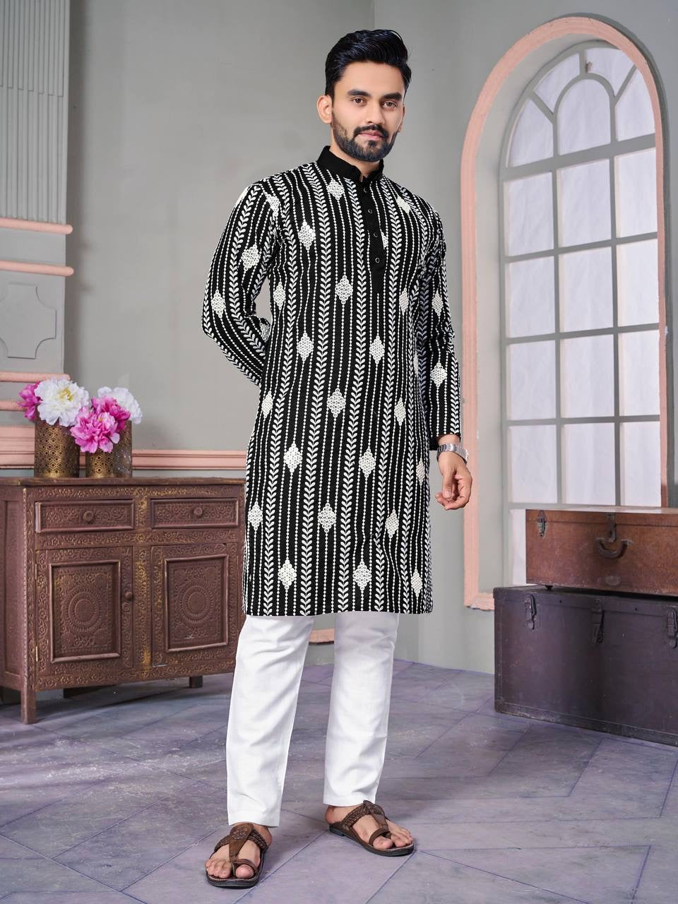 Regal Kurta with Pants Set