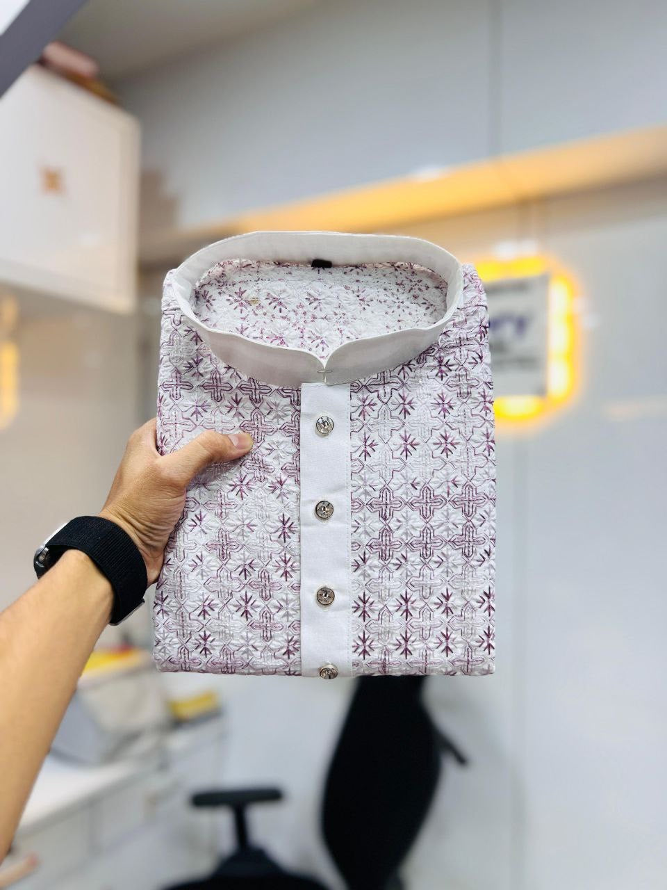 Chikankari Embroidered Kurta Set