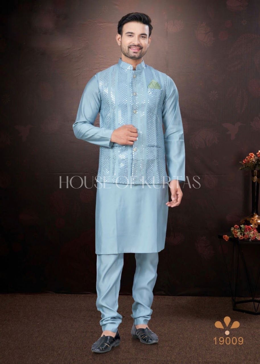 Nehru Jacket Kurta with Pants