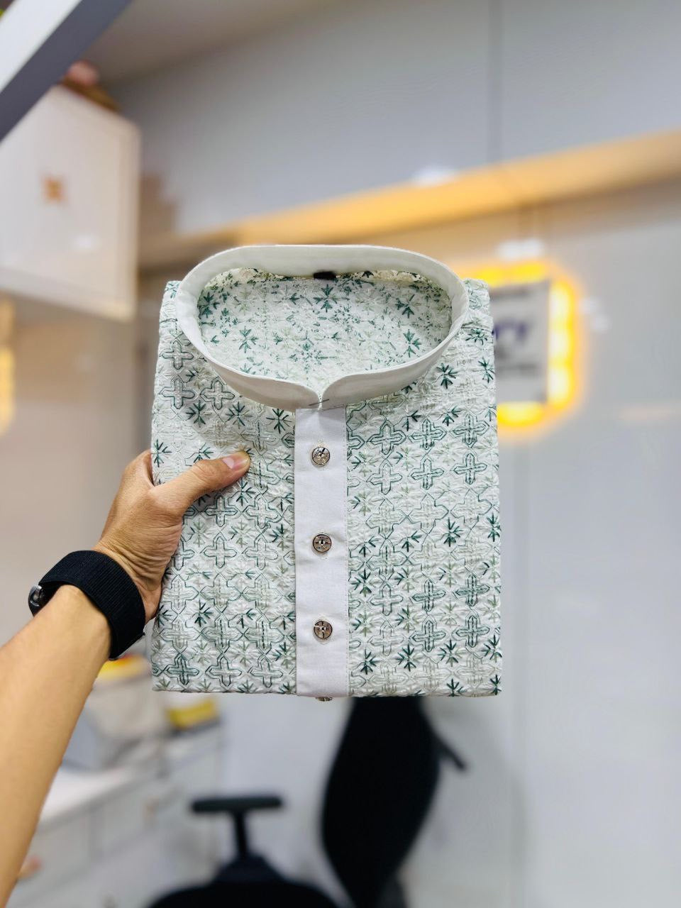 Chikankari Embroidered Kurta Set