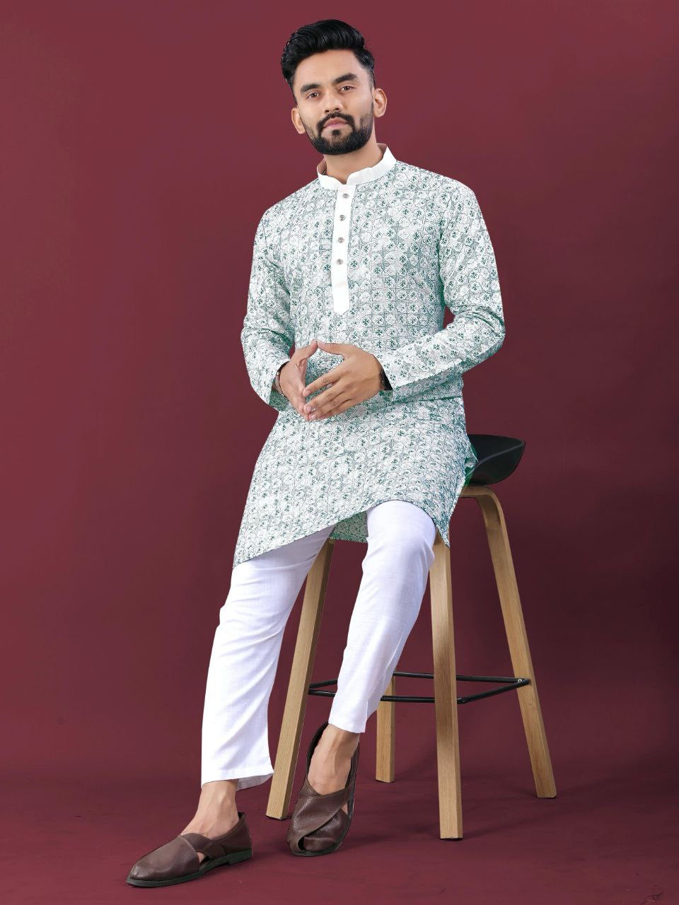 Chikankari Embroidered Kurta Set
