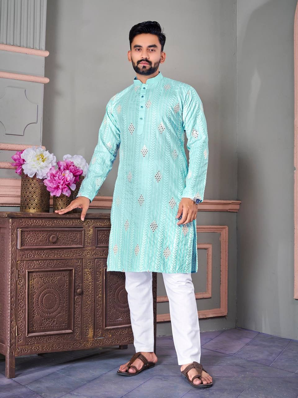 Regal Kurta with Pants Set