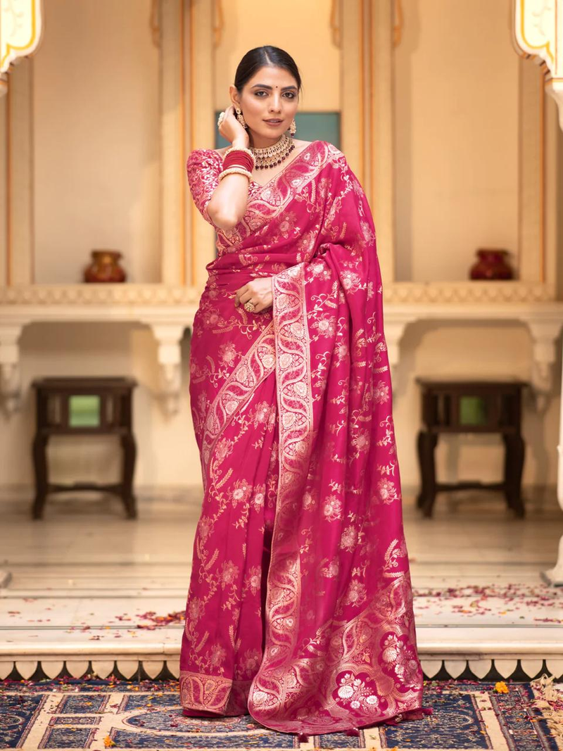 Soft Silk Weaved Designer Saree