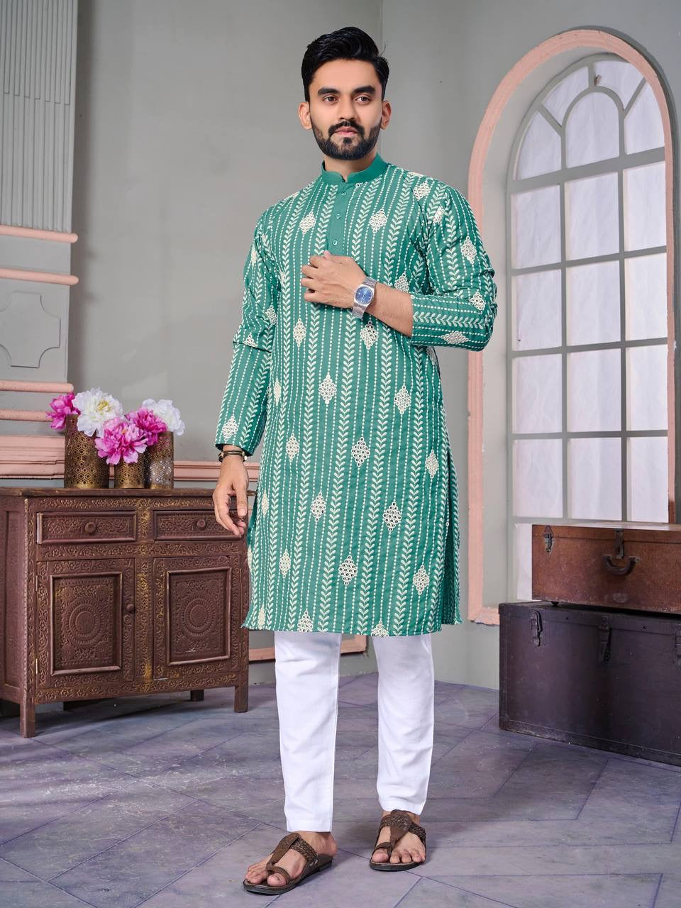 Regal Kurta with Pants Set