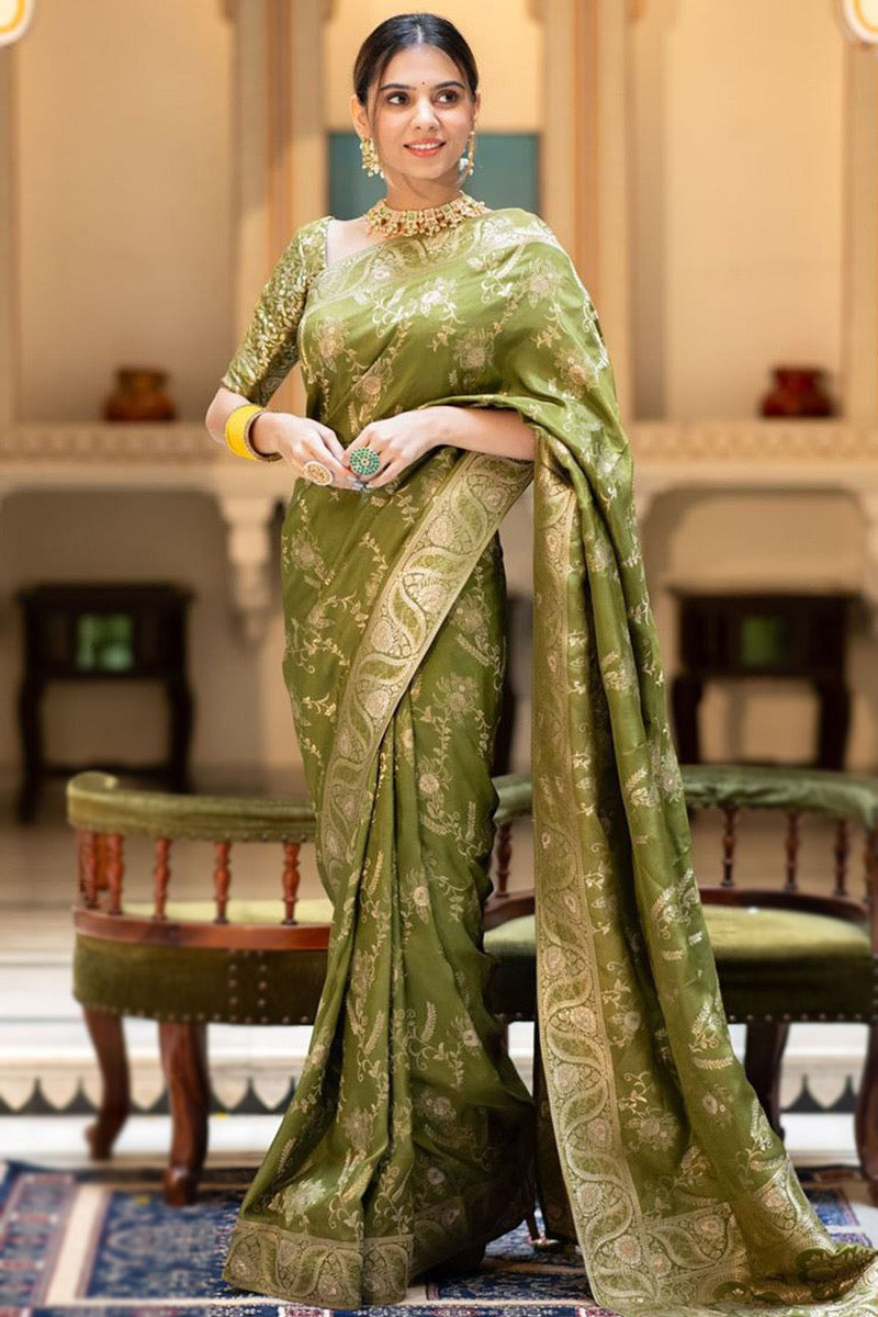 Soft Silk Weaved Designer Saree