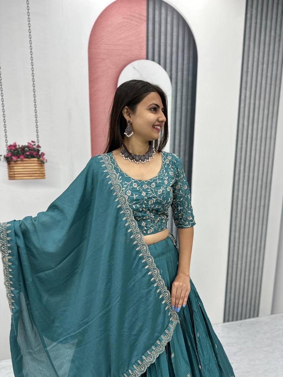 Ileana Georgette Lehenga Choli