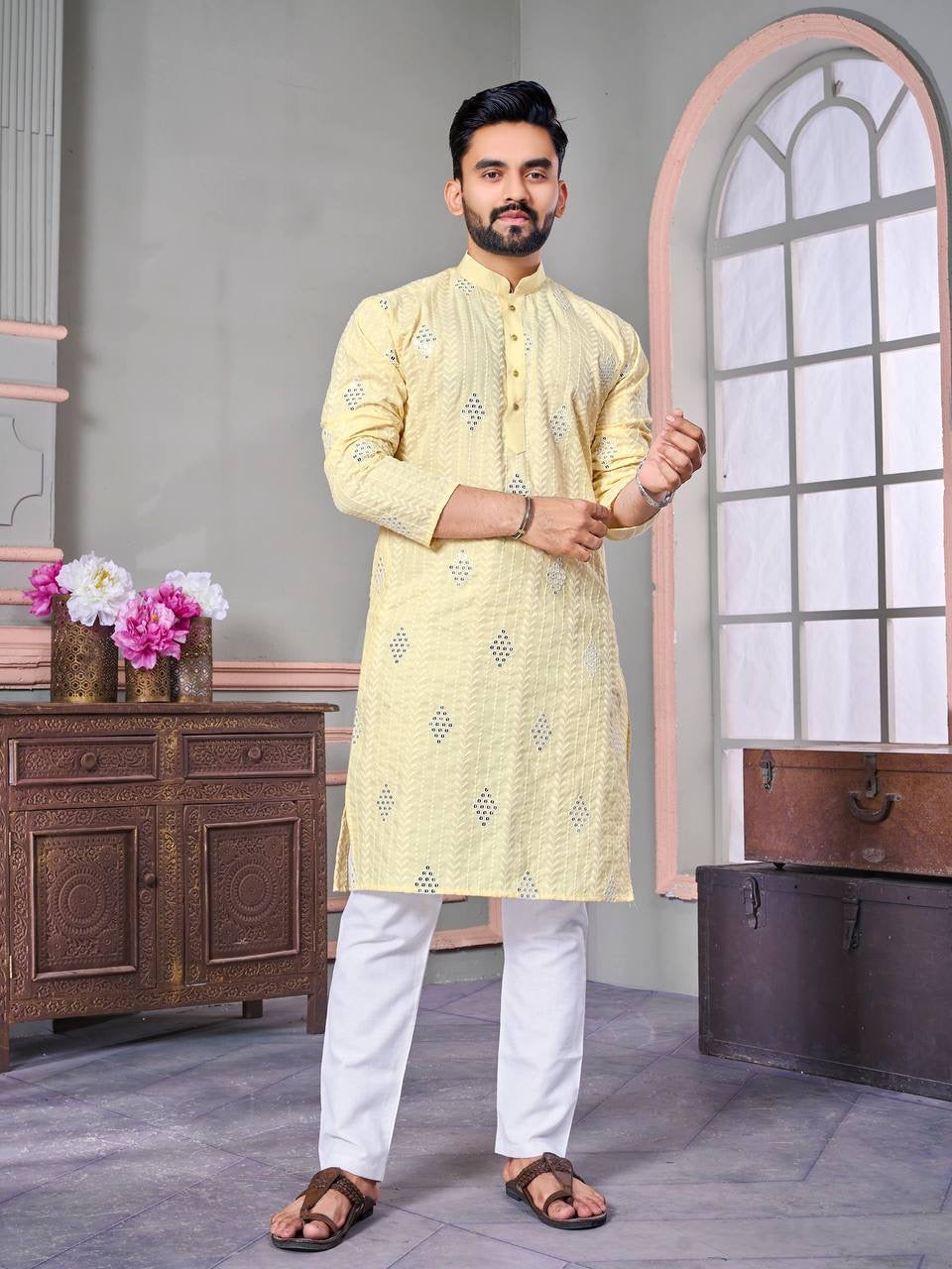 Regal Kurta with Pants Set