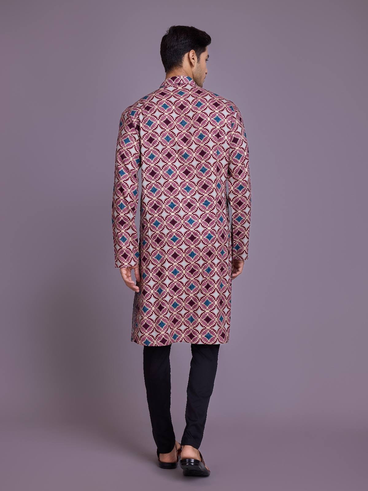 Geometric Printed Printed Kurta Set