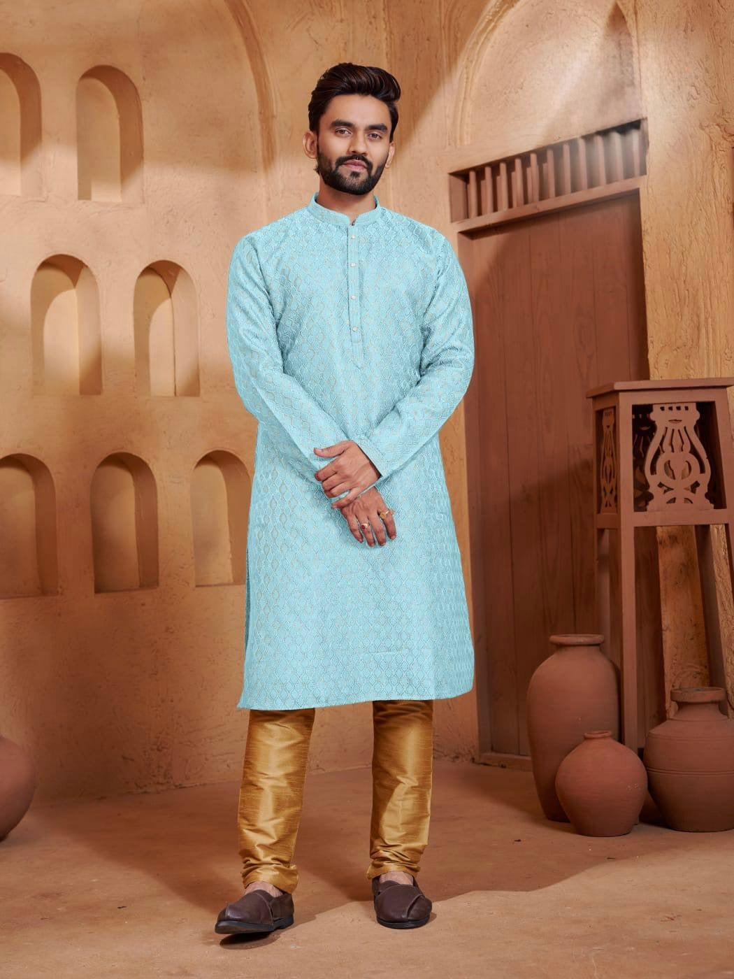 Men’s Premium Jacquard Kurta Set