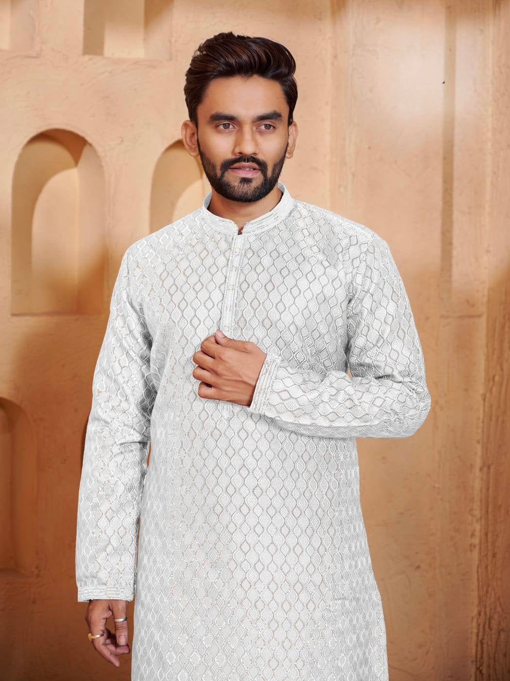 Men’s Premium Jacquard Kurta Set