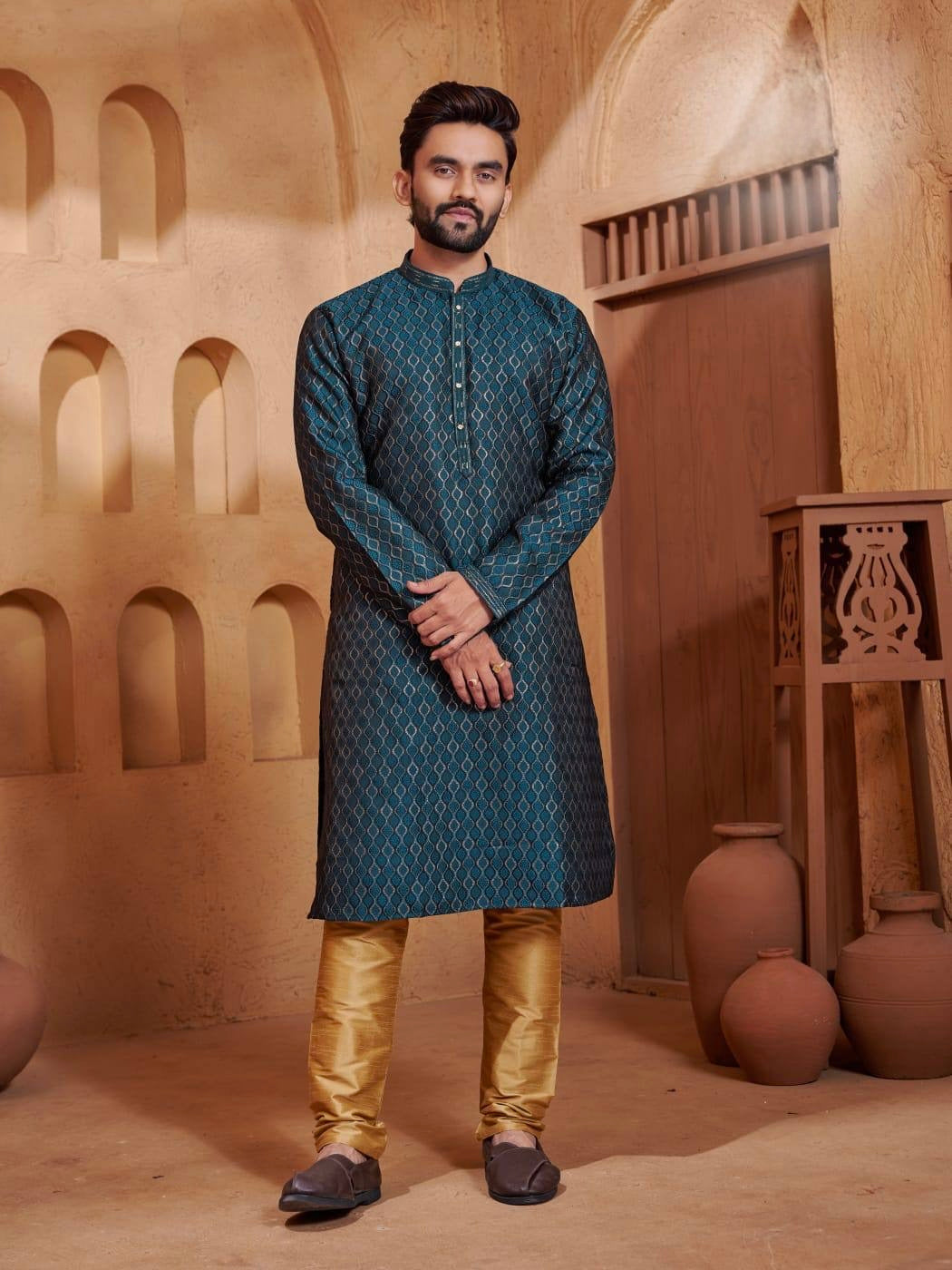 Men’s Premium Jacquard Kurta Set