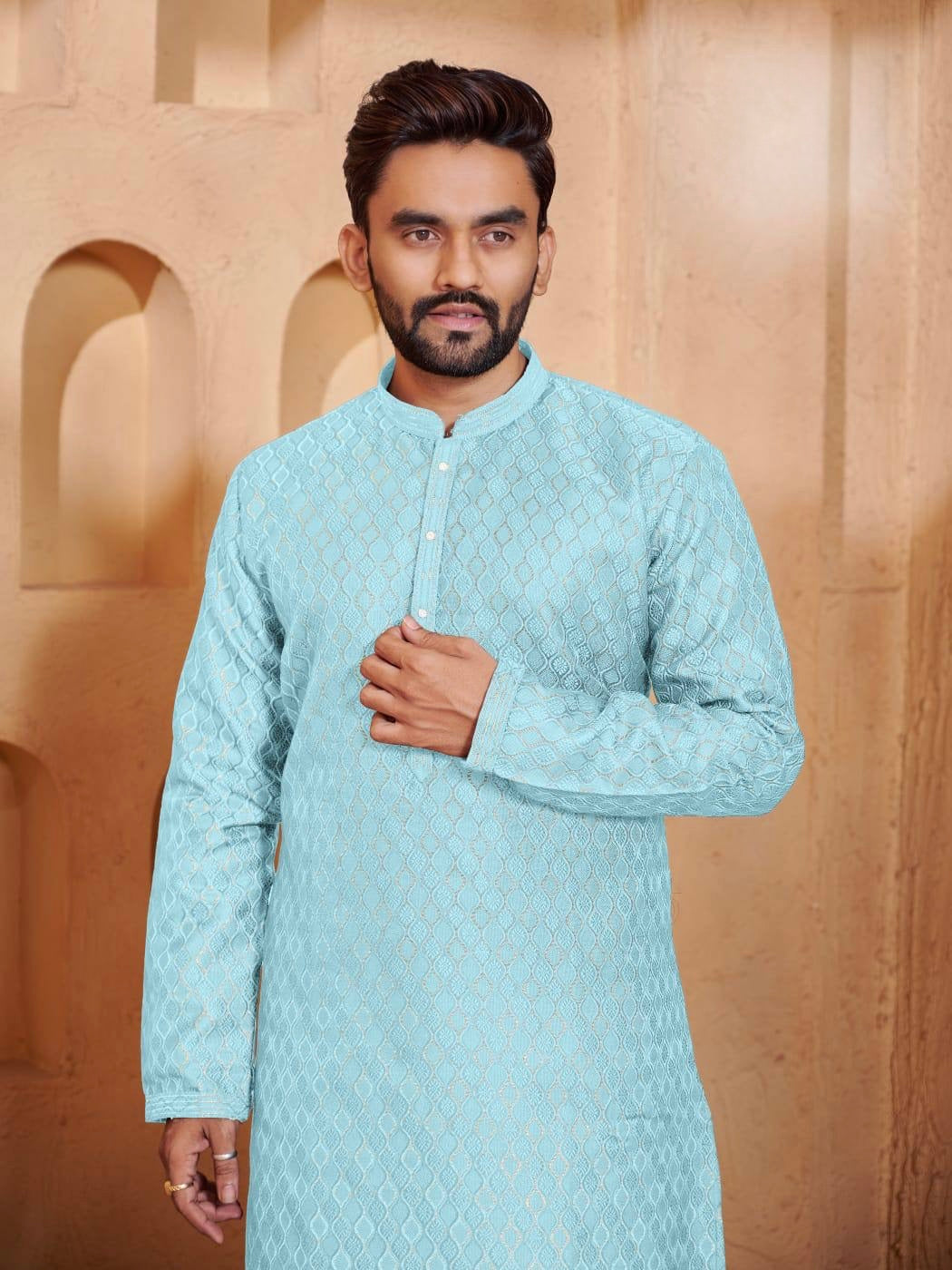 Men’s Premium Jacquard Kurta Set