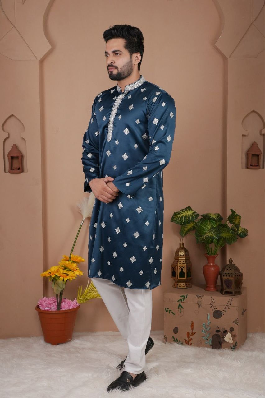 Festive Season Embroidered Men’s Kurta