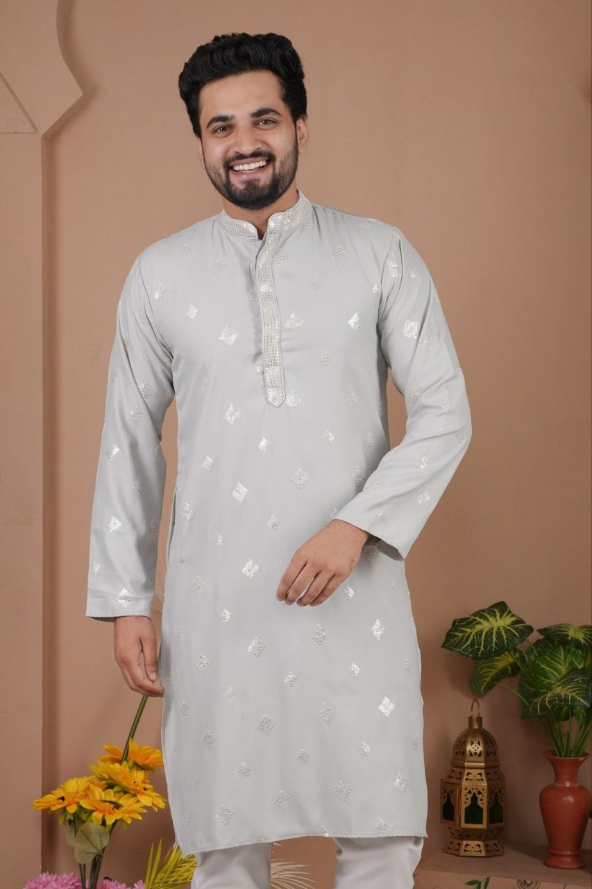 Festive Season Embroidered Men’s Kurta