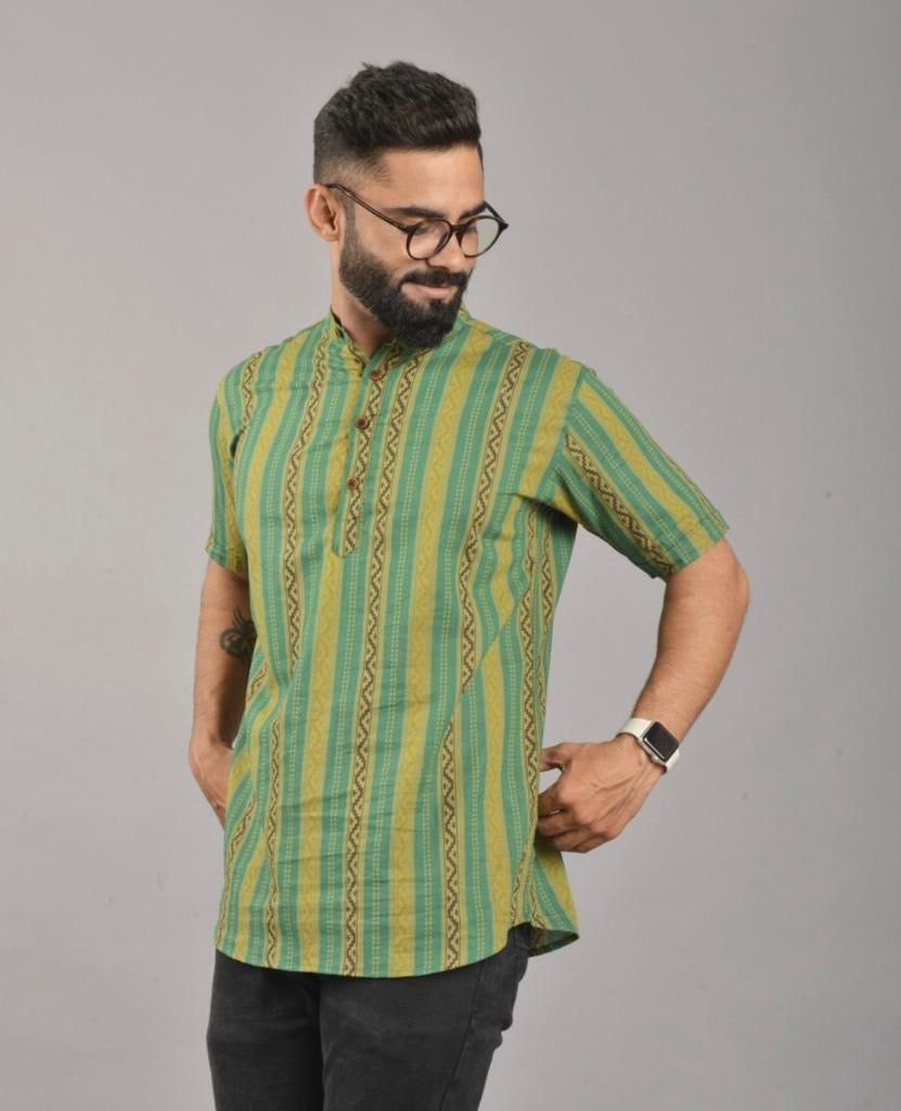 Short kurta hotsell design mens