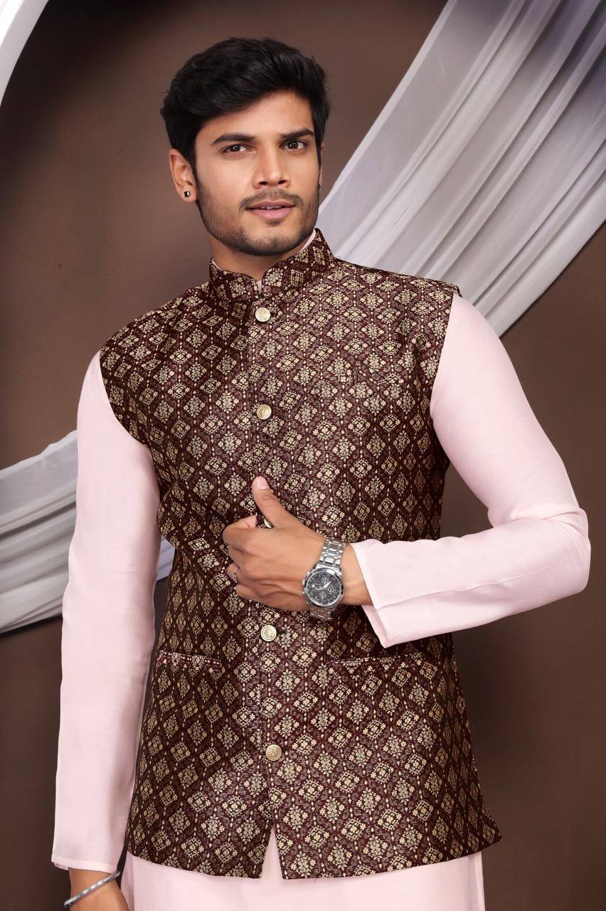 Festive & Wedding - Nehru Jacket with Kurta Set