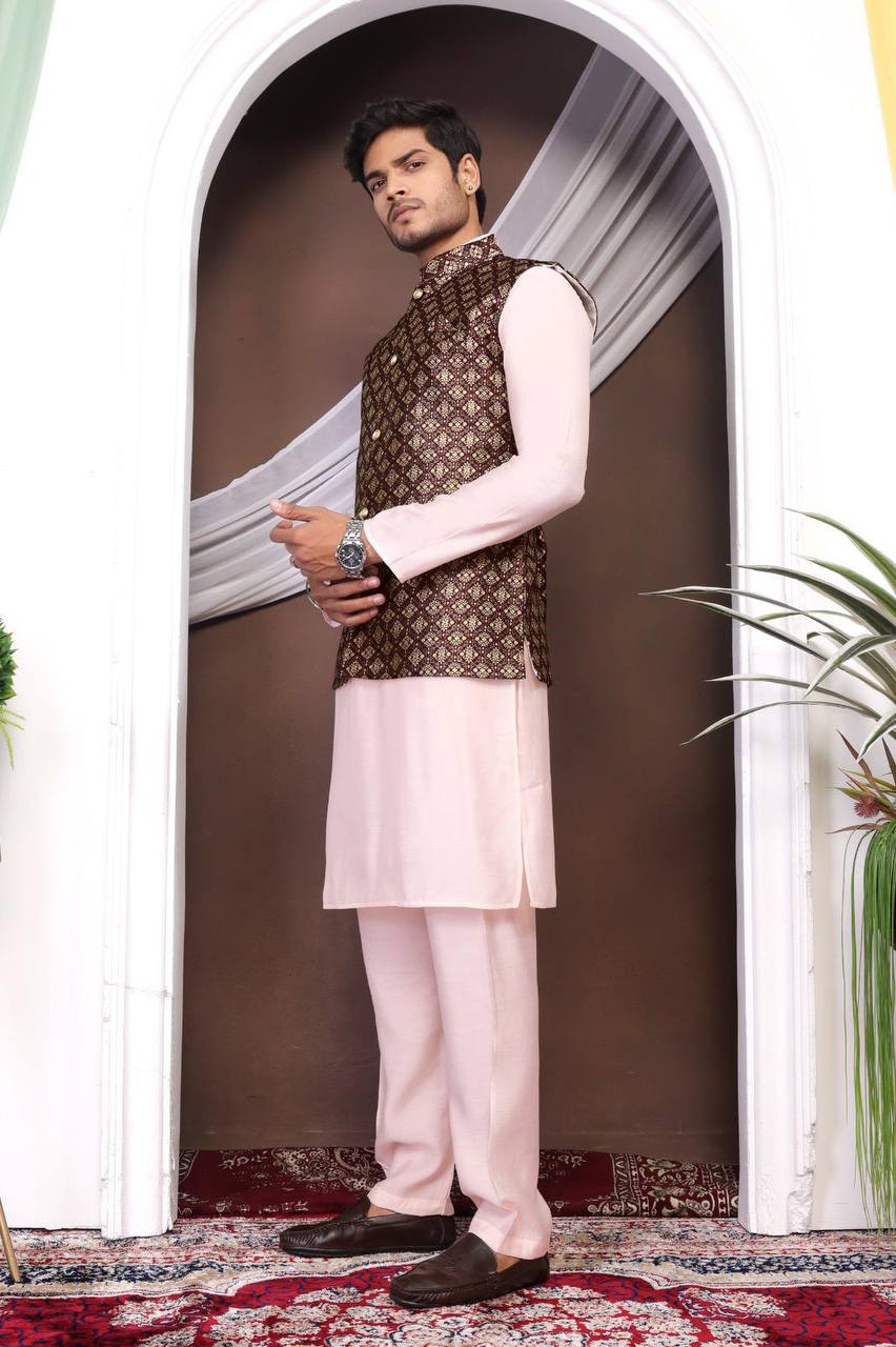 Festive & Wedding - Nehru Jacket with Kurta Set