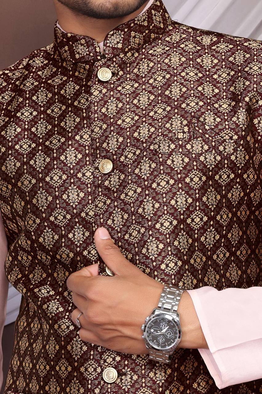 Festive & Wedding - Nehru Jacket with Kurta Set
