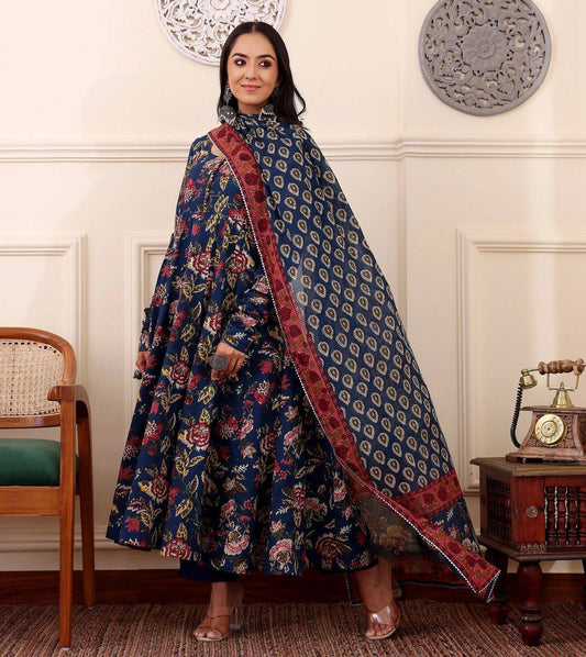 Rayon Kurti & Pant with Dupatta