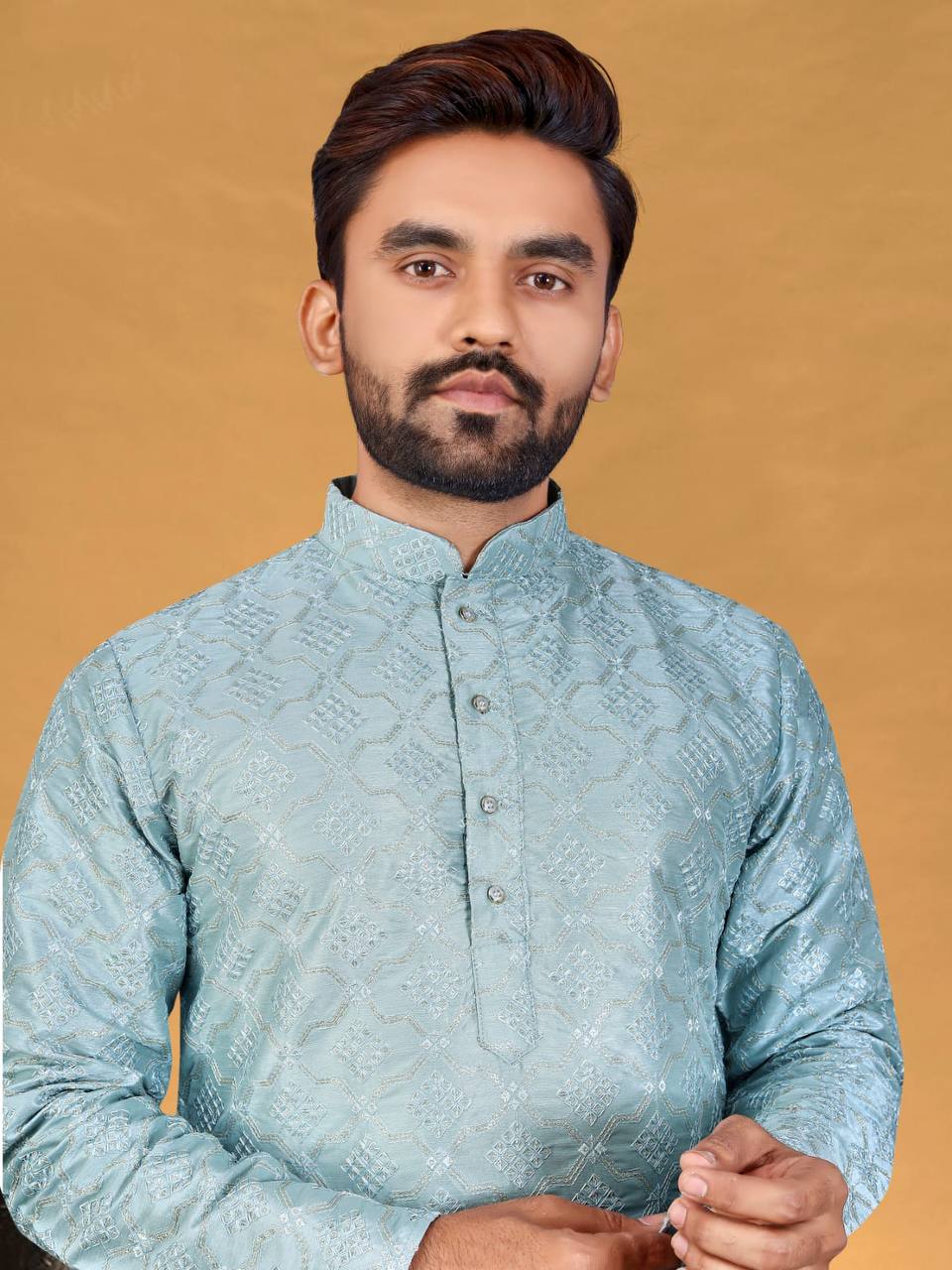 Akshay Embroidered Kurta with Pants Set