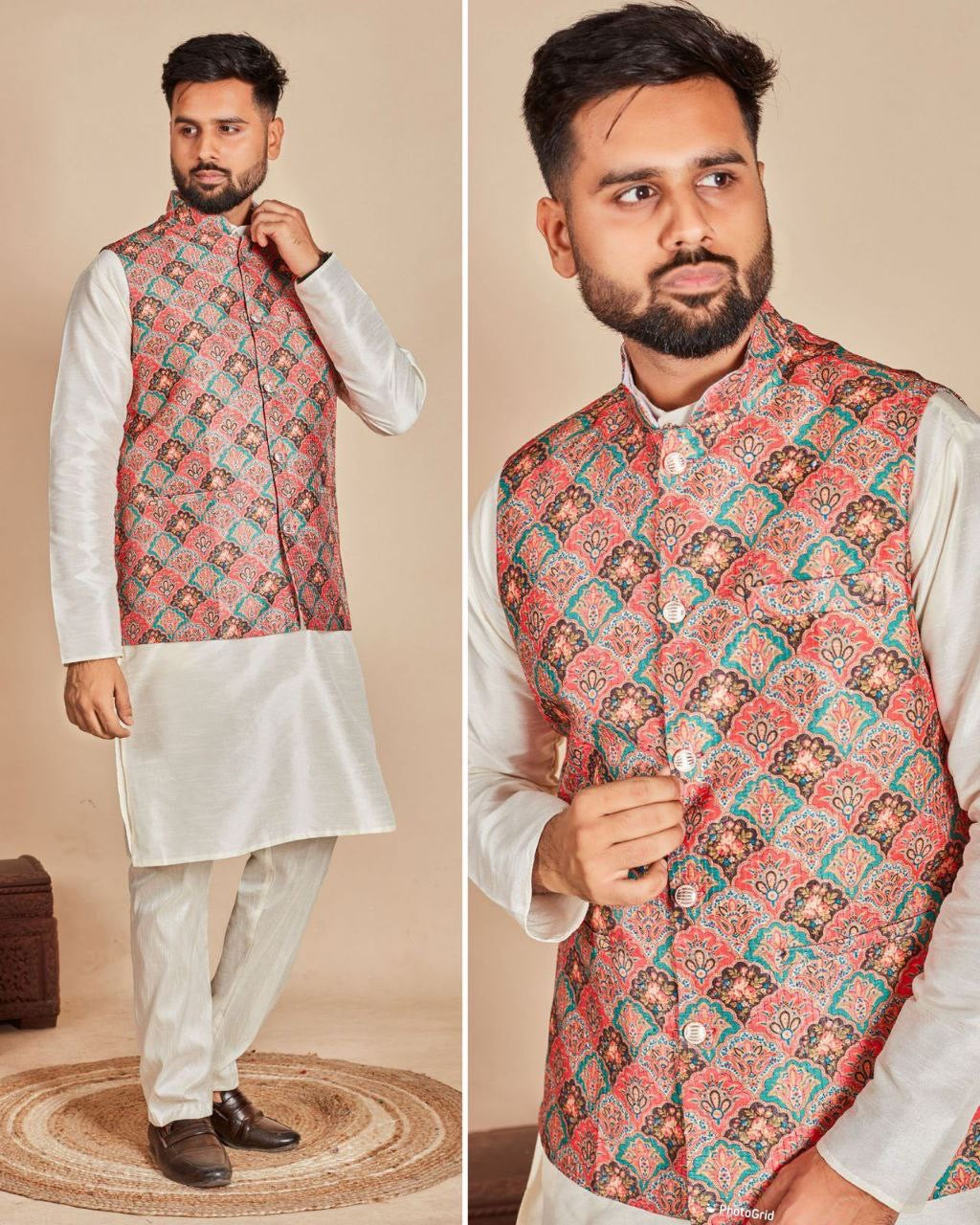 Nehru Jacket Kurta with Pants