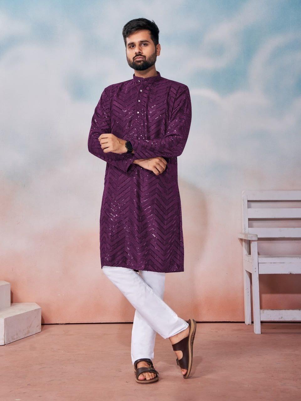 Chikankari Embroidery Work Kurta Set