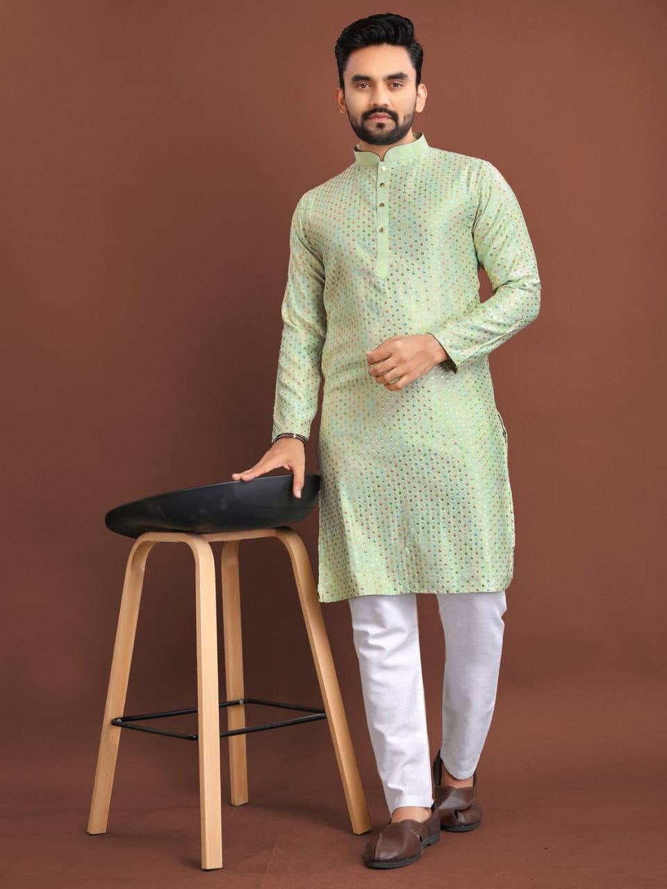 Partywear Men Kurtas Set ✨