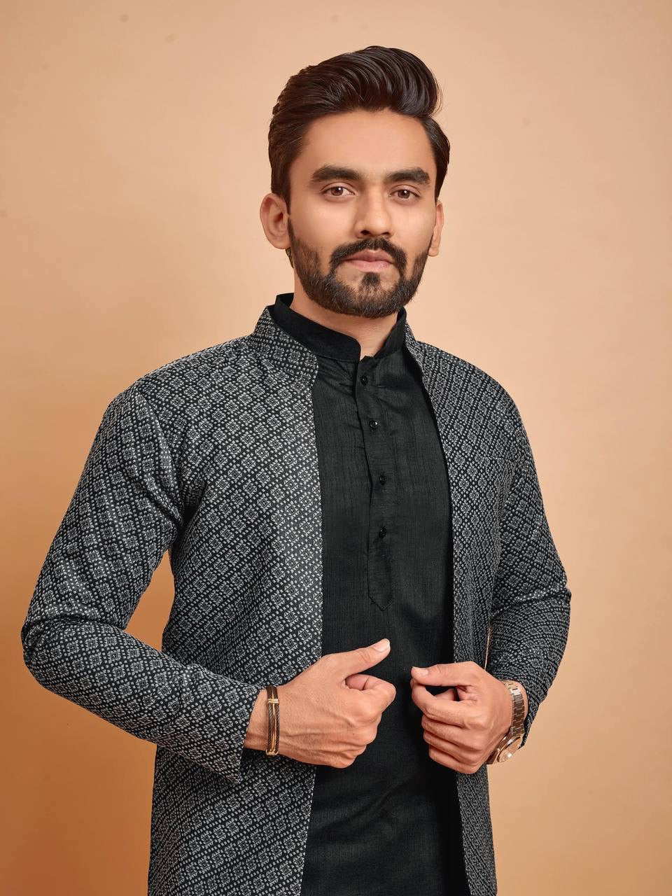 Ashwin Wedding Kurta Set with Jacket