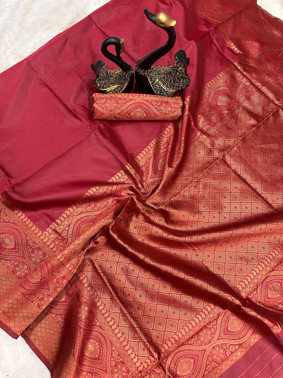 Wedding Wear Soft Silk Saree