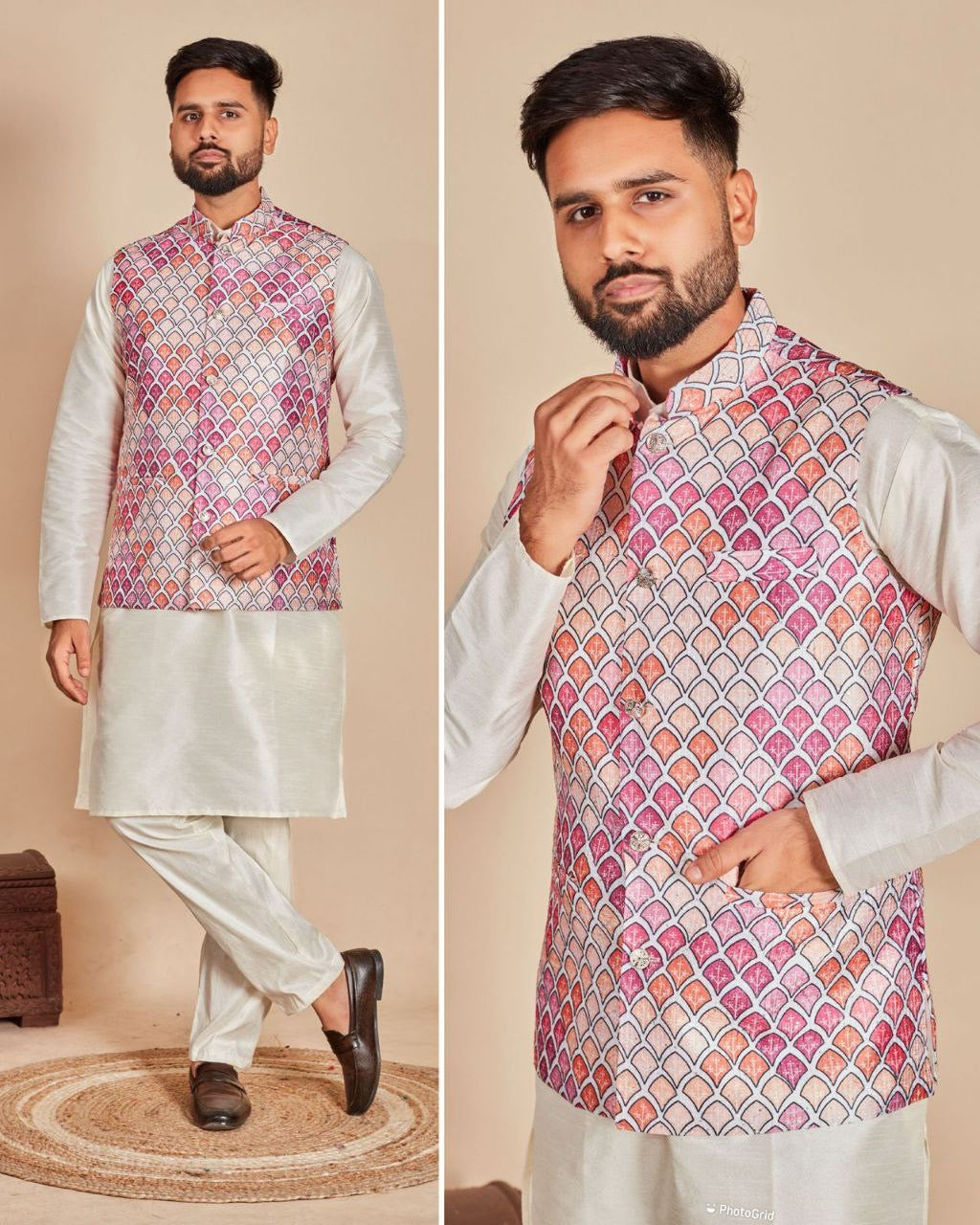 Nehru Jacket Kurta with Pants