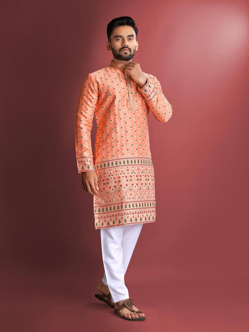 Men Kurta for Festive Season - HOUSE OF KURTAS