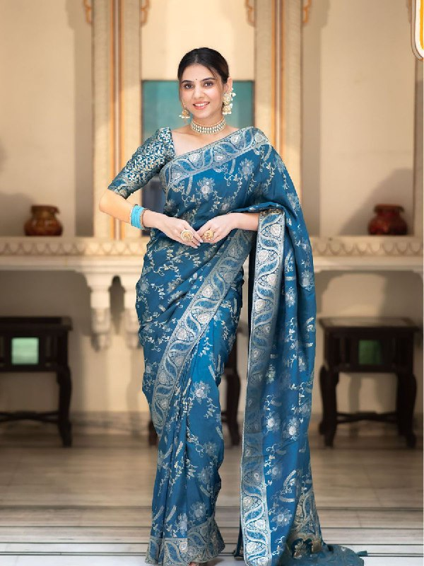 Soft Silk Weaved Designer Saree