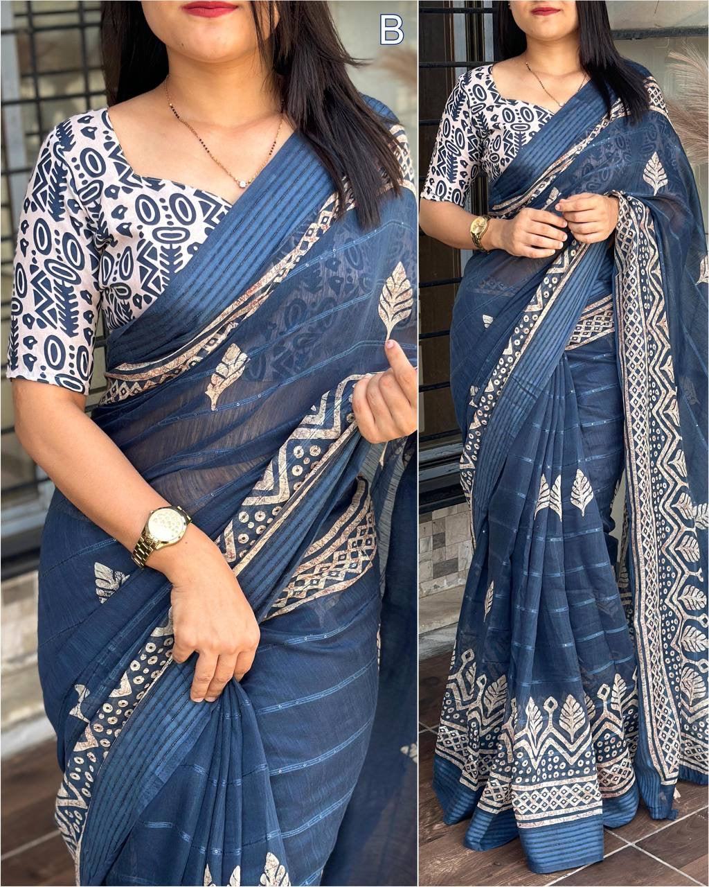 Aditi Cotton Saree 🌸