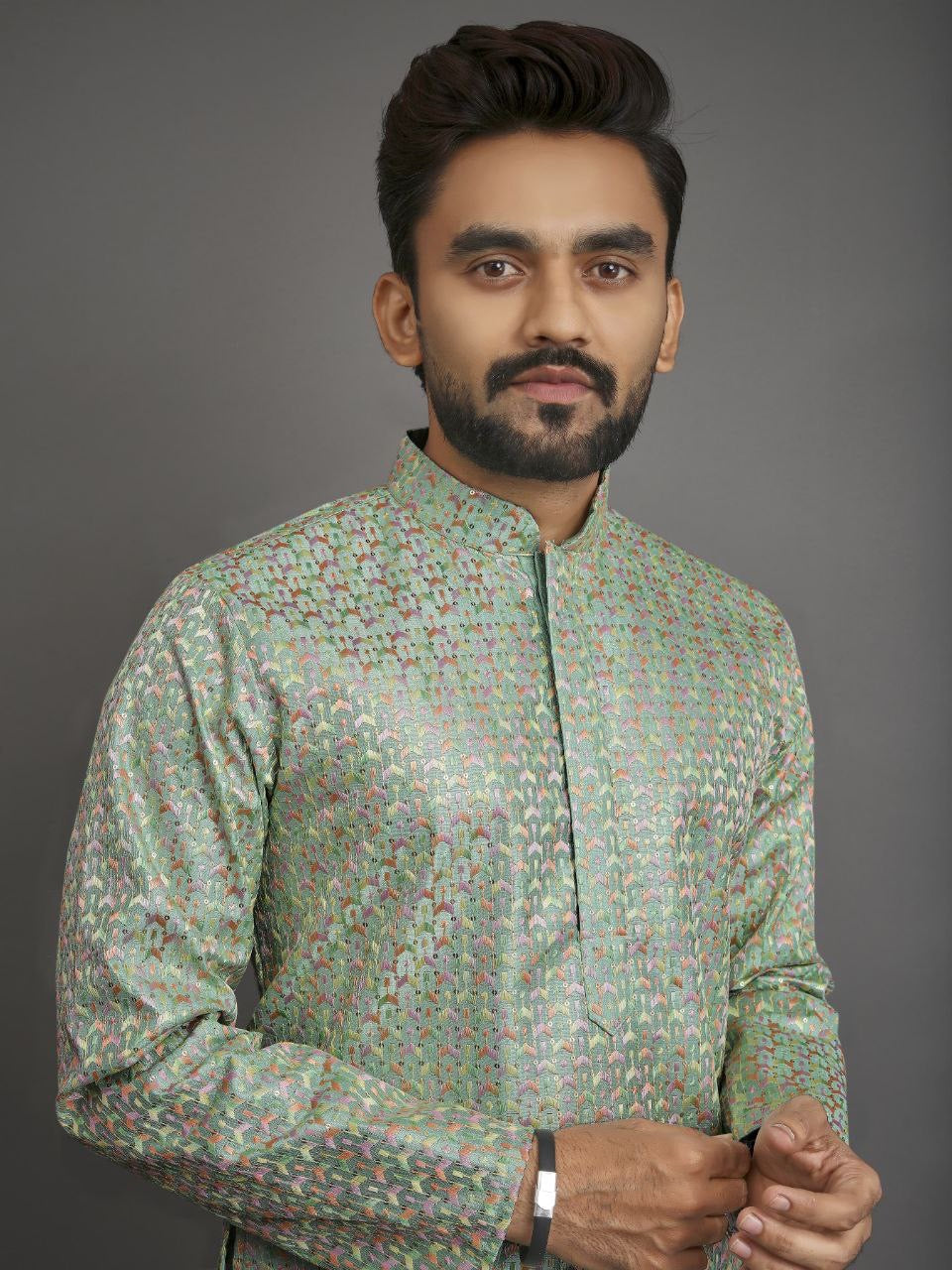 Krish Cotton Silk Kurta with Pants