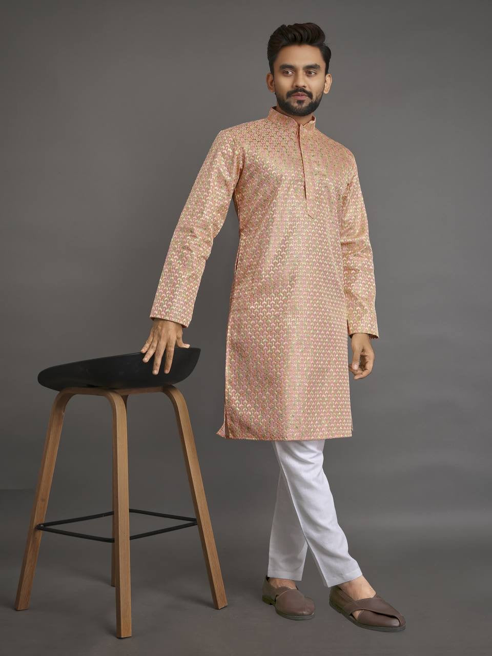 Krish Cotton Silk Kurta with Pants