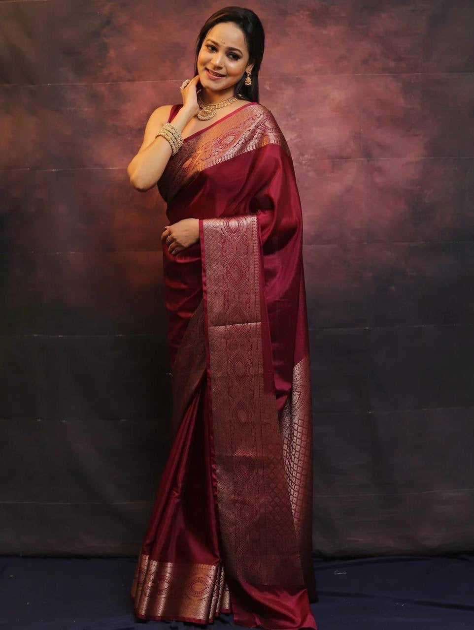 Wedding Wear Soft Silk Saree