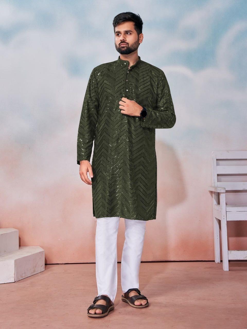 Chikankari Embroidery Work Kurta Set