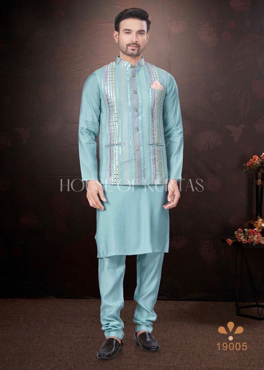 Nehru Jacket Kurta with Pants