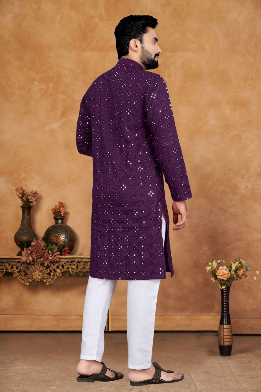 Mirror Work Kurtas for Wedding Season