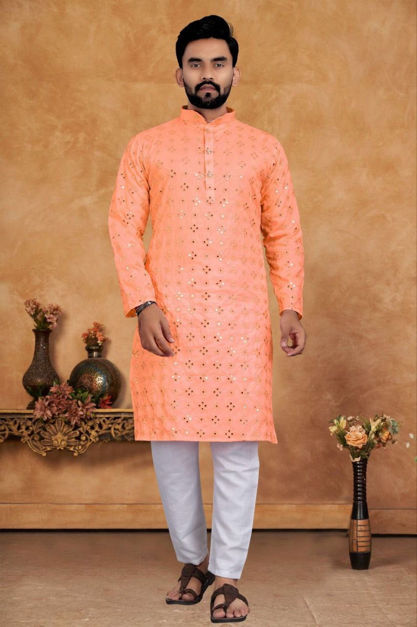 Mirror Work Kurtas for Wedding Season