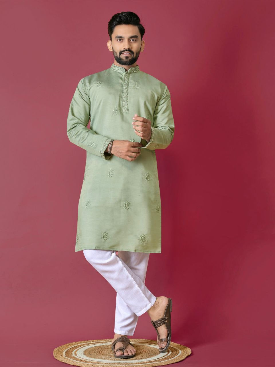 Men Kurta Pants Set