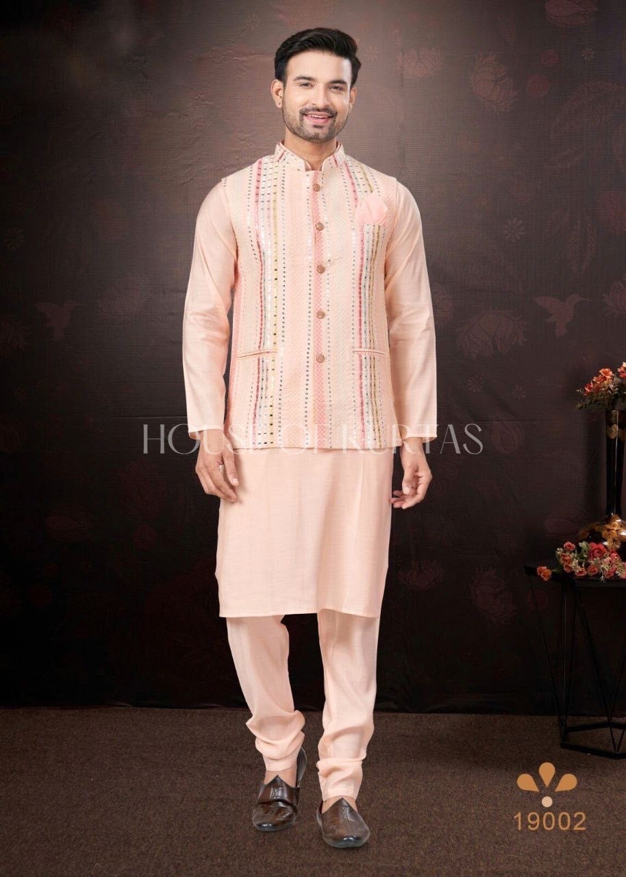 Nehru Jacket Kurta with Pants