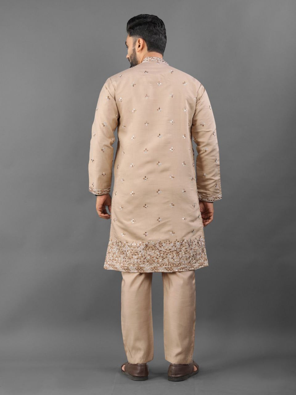 Hridaan Embroidered Kurta Set for Wedding Season