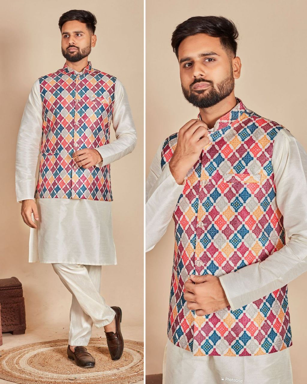 Nehru Jacket Kurta with Pants