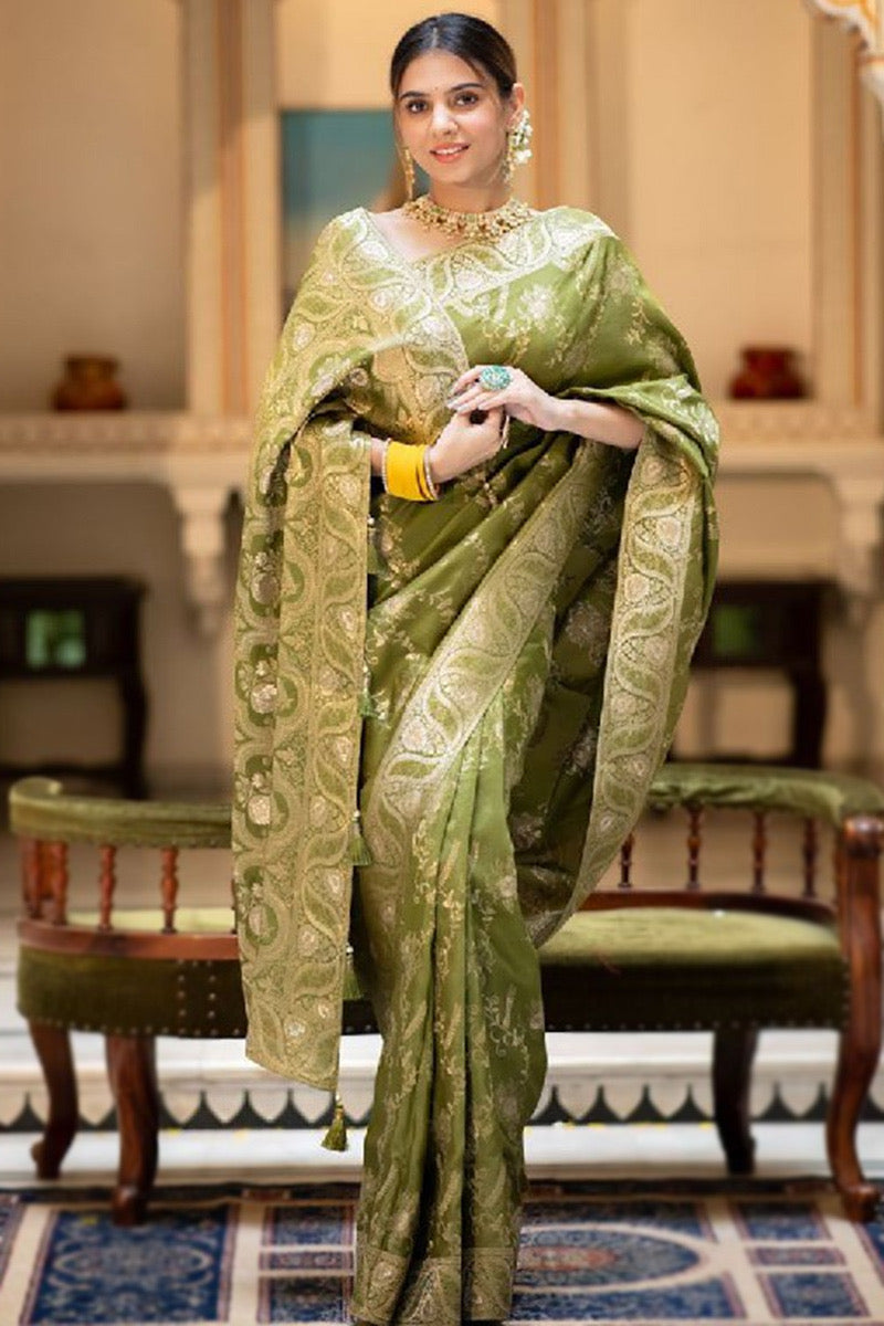 Soft Silk Weaved Designer Saree